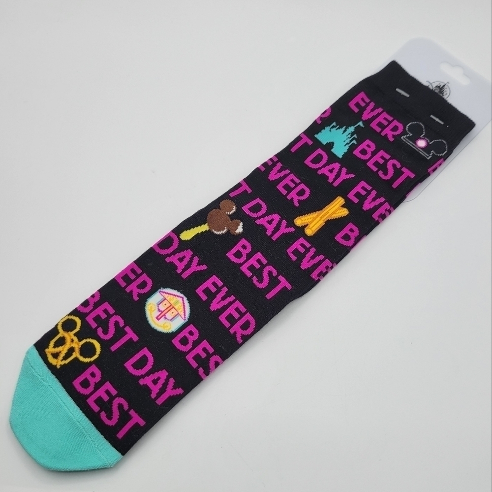 Disney Best Day Ever Park icon Snack treats Socks